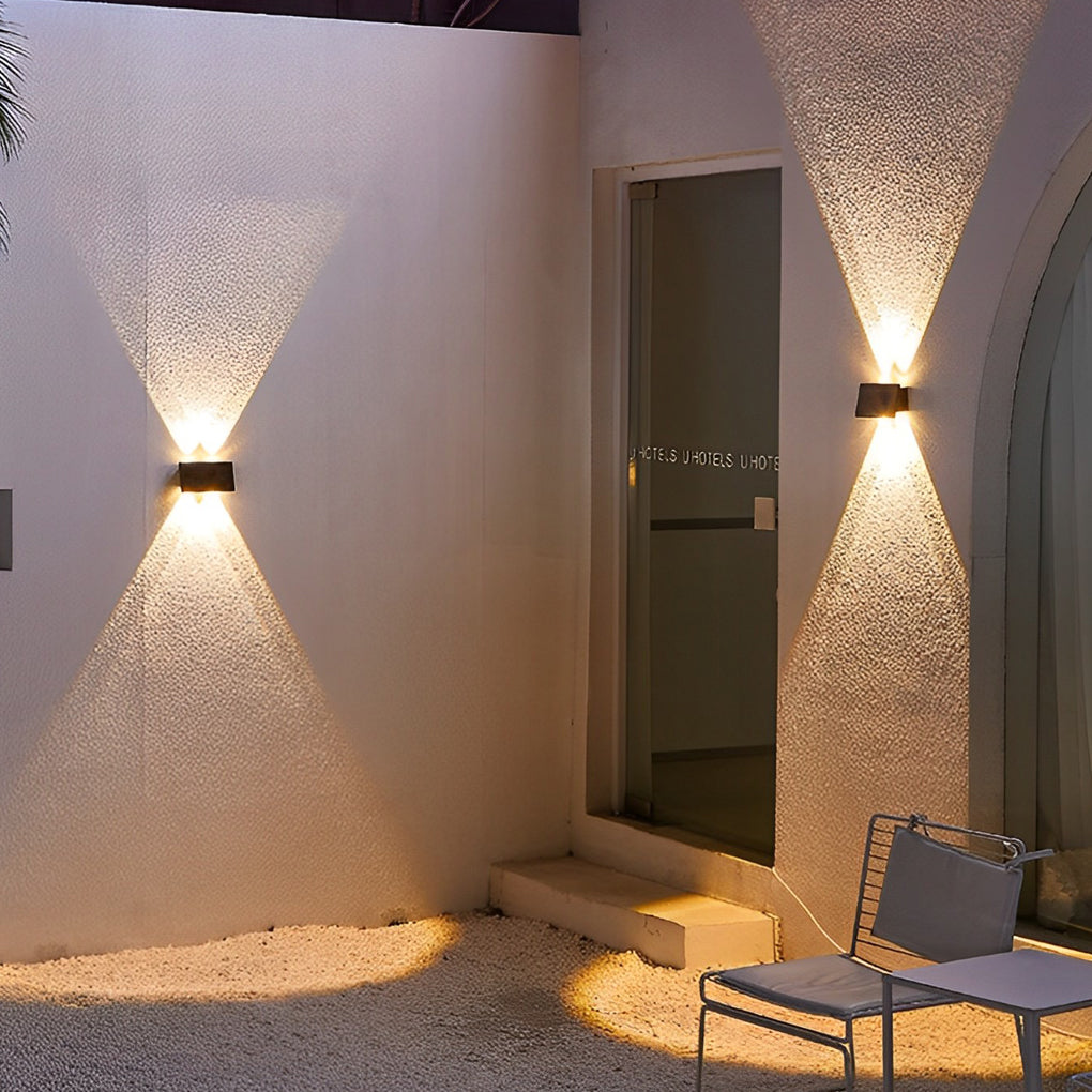 Rectangular Up and Down Light LED Waterproof Modern Wall Washer Lights - Lamp Outdoor