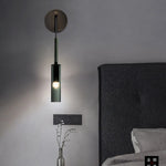 Zeyro Modern Black Glass Streamlined Pendant light/Wall Lamp - Lamp Outdoor