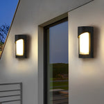 Creative Waterproof LED Black Modern Outdoor Wall Lamp Exterior Lights - Lamp Outdoor