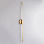Fauro Modern Linear Metal&Silica Gel Wall Mount Lamps, Gold - Lamp Outdoor