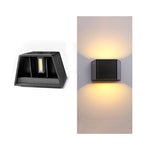 Up and Down Lighting LED Waterproof Black Modern Solar Wall Lights - Lamp Outdoor
