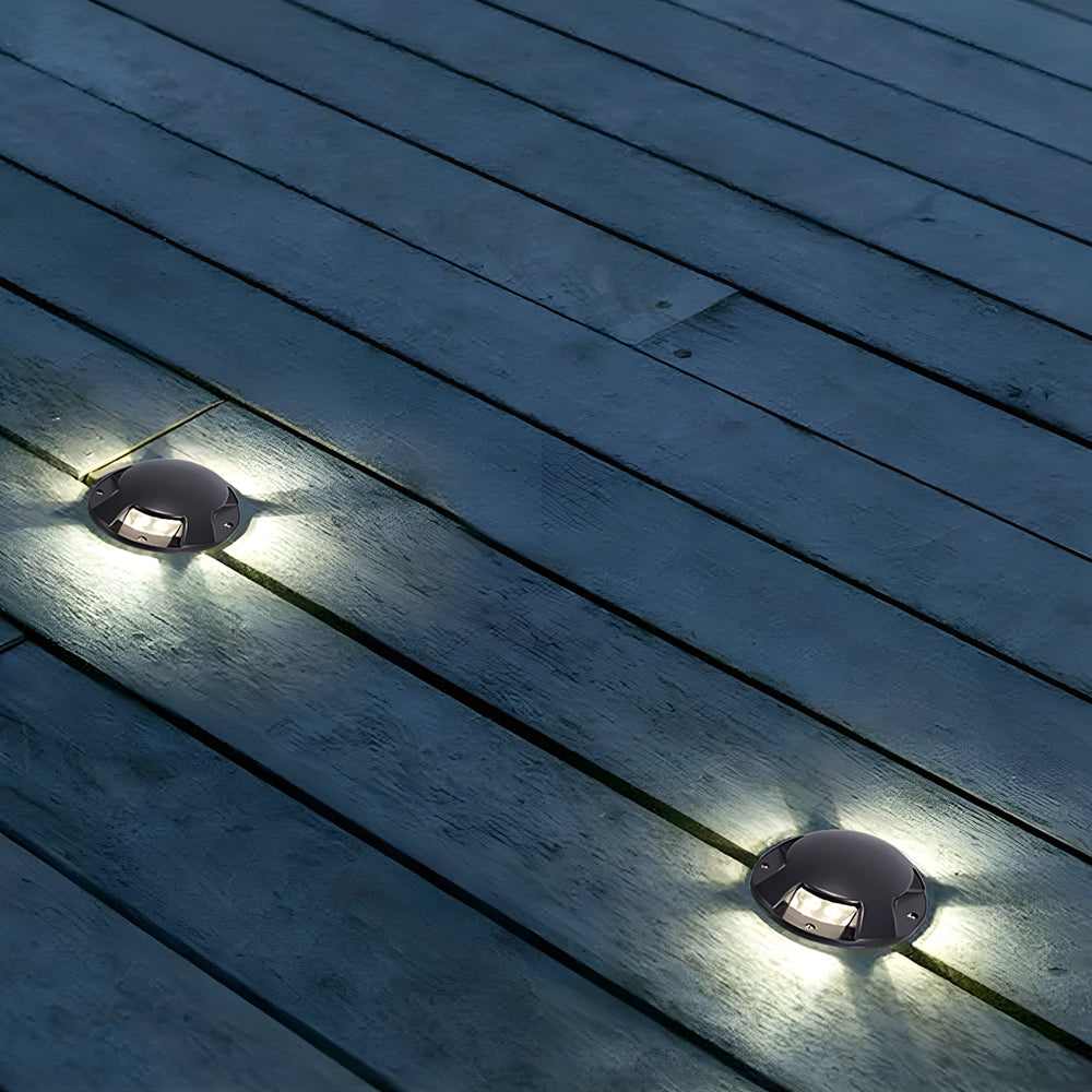 Outdoor Waterproof Horizontal Deck Stair Ground Lights Side-Emitting Low Voltage Step light for Pathways & Stairs - Lamp Outdoor