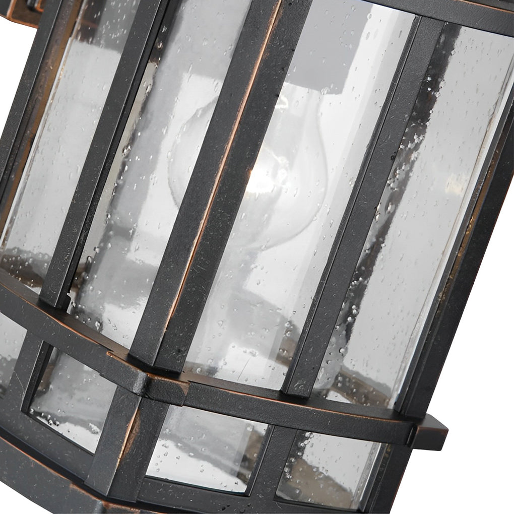 Retro Simple Waterproof Bubbles Glass Shade Modern Outdoor Wall Light - Lamp Outdoor