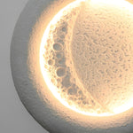 Creative Moon Shaped Waterproof LED 10W Modern Wall Lamp Exterior Decor - Lamp Outdoor