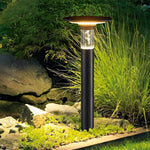 Solar Path Lights with Innovative Round Top Disk Down Lighting and Bubble Design - Lamp Outdoor