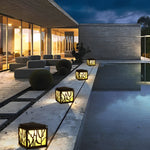 Rustic Creative Waterproof LED Black Retro Outdoor Fence Post Lights - Lamp Outdoor