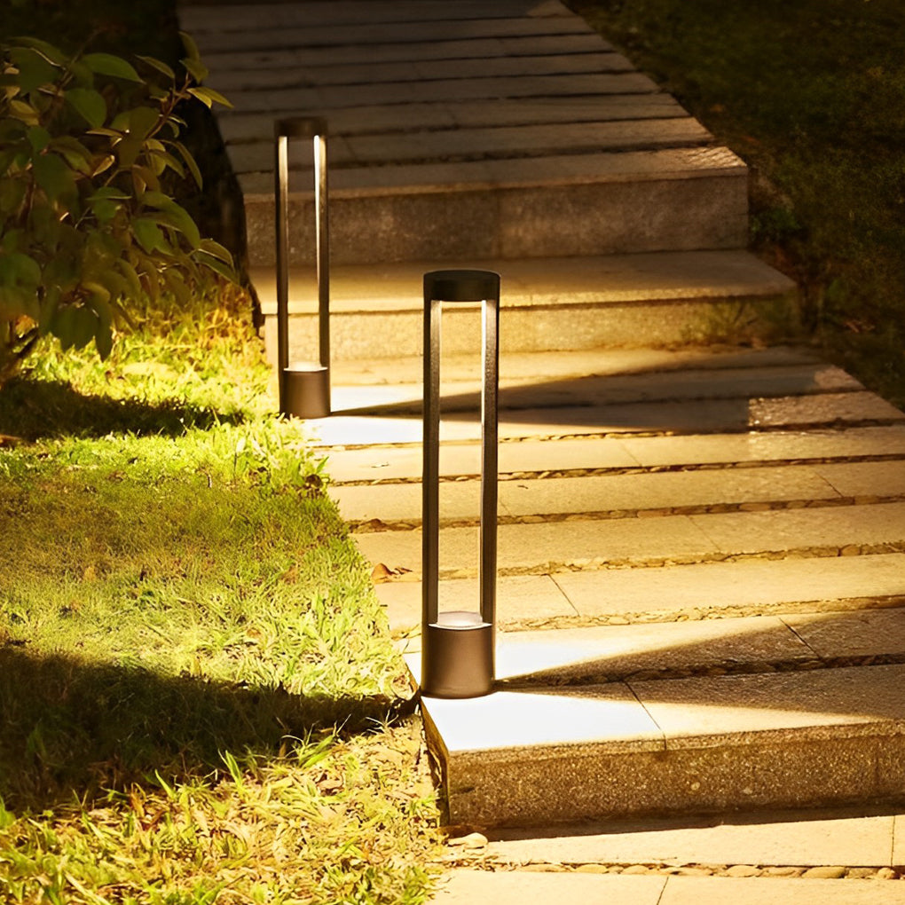 IP65 Waterproof Contemporary Cylinder LED Pathway Lights - Lamp Outdoor