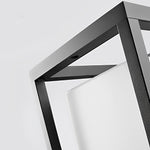 Minimalist Square Waterproof LED Black Modern Solar Fence Post Lights - Lamp Outdoor