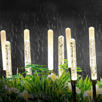 5Pcs Waterproof Acrylic Crystal Bubble Reed LED Lawn Lights Garden Lights - Lamp Outdoor