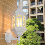 Waterproof LED Glass European-style Outdoor Wall Lamp Plug in Wall Sconce Lighting - Lamp Outdoor
