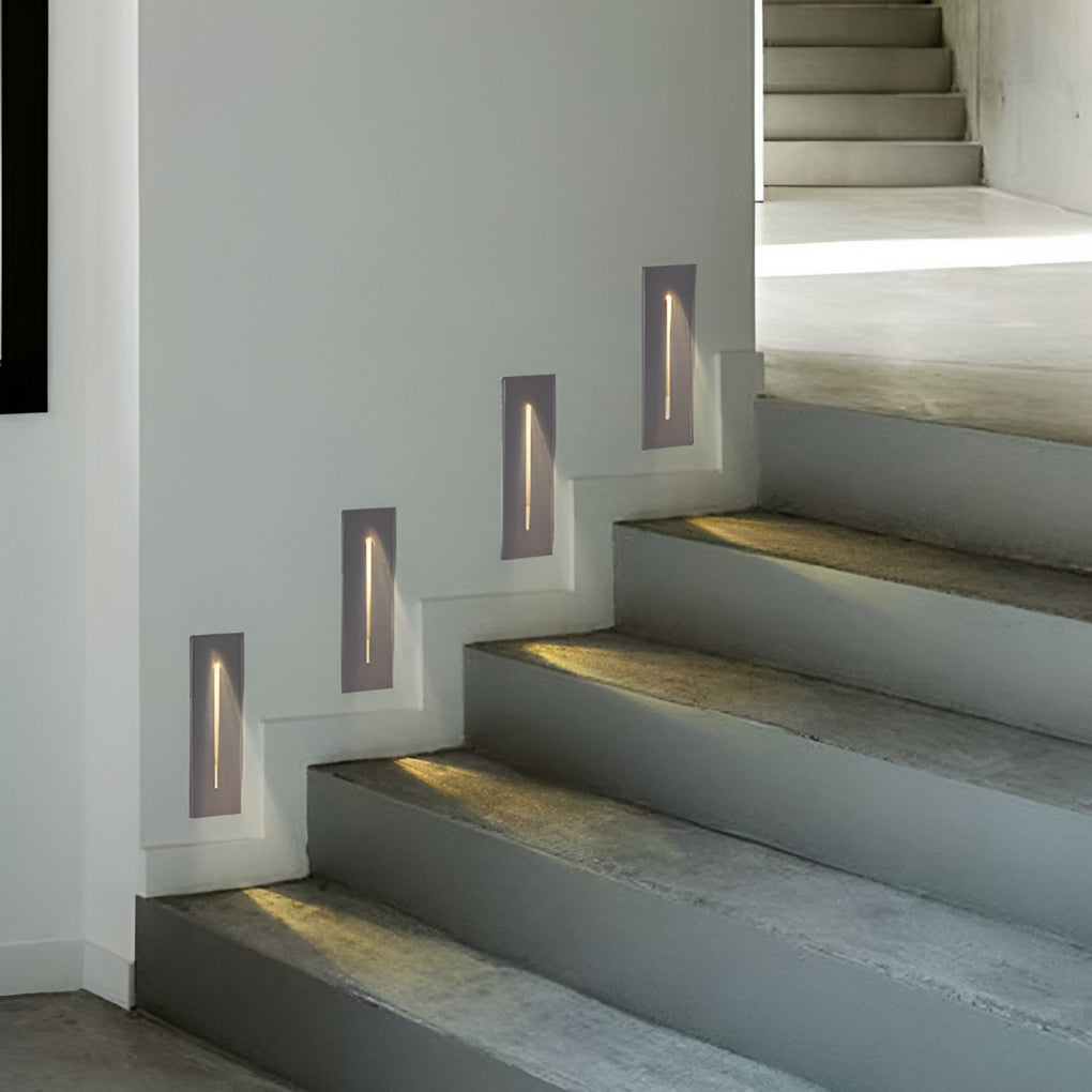 Industrial Rectangle 3W LED IP65 Waterproof Embedded Stair Wall Lights - Lamp Outdoor