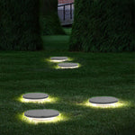 Halo Bottom-Emitting LED Ground Solar Lights Durable & Elegant for Outdoors - Lamp Outdoor