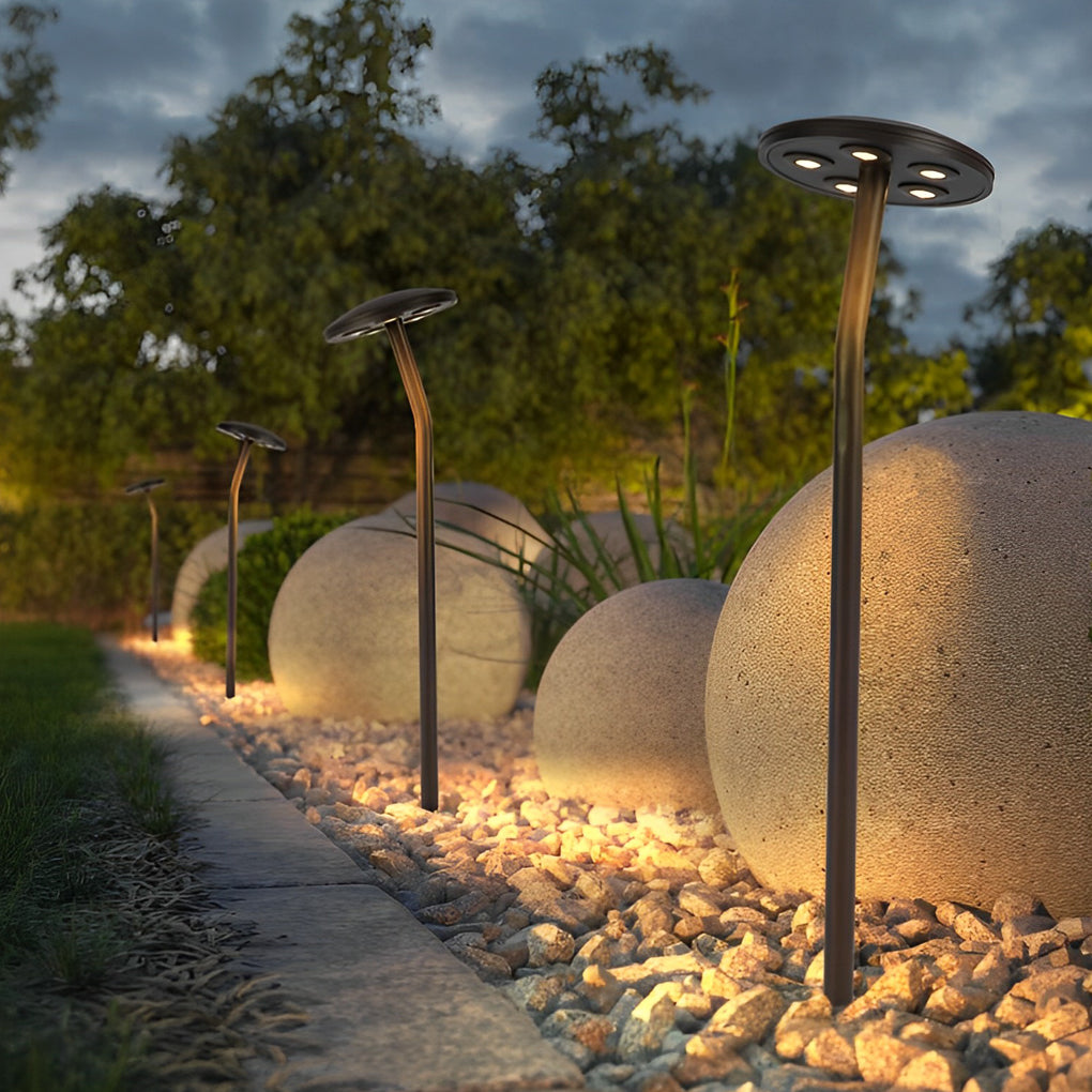 Charming Mushroom-Shaped LED Lawn Light Durable & Stylish Pathway Lighting - Lamp Outdoor