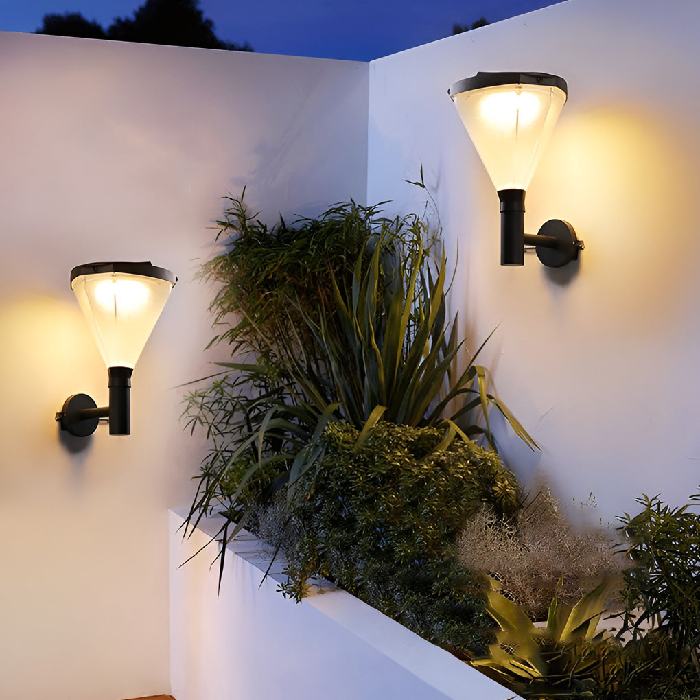Geometric Waterproof LED Modern Outdoor Plug in Wall Lamp Wall Sconce Lighting - Lamp Outdoor