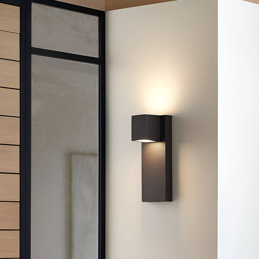 Square Waterproof LED Up and Down Lights Modern Outdoor Wall Lamp Wall Sconce Lighting - Lamp Outdoor