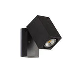Artiq Modern Outdoor Rotatable Metal Spotlight Wall Lamp, Black - Lamp Outdoor