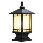 Retro Creative Waterproof Modern Outdoor Fence Post Lights Pillar Lamp - Lamp Outdoor