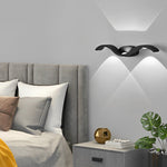 Outdoor Seagull Creative Wavy Wall Mounted Up Down LED Lighting - Lamp Outdoor