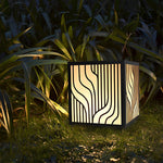 Square Creative LED Waterproof Modern Outdoor Fence Post Lights Pillar Light - Lamp Outdoor