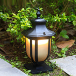 Retro Minimalist Waterproof Aluminum European-style Pillar Lamp Post Lights - Lamp Outdoor