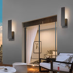 Waterproof Minimalist Aluminum LED Black Modern Outdoor Wall Light - Lamp Outdoor