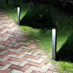 Sleek Solar Pathway Lights with Dusk-to-Dawn Sensor Modern LED Outdoor Landscape Lighting - Lamp Outdoor
