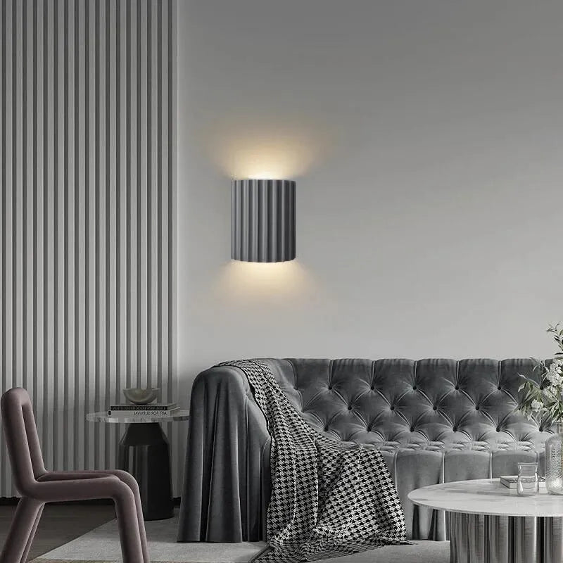 Cora Semi-cylindrical Resin Wall Lamp - Lamp Outdoor