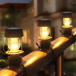 Retro Portable Waterproof Intelligent Led Solar Powered Outdoor Lights - Lamp Outdoor