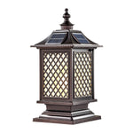 Pillar Light Fixtures Waterproof Three Color Temperature Adjustable - Lamp Outdoor