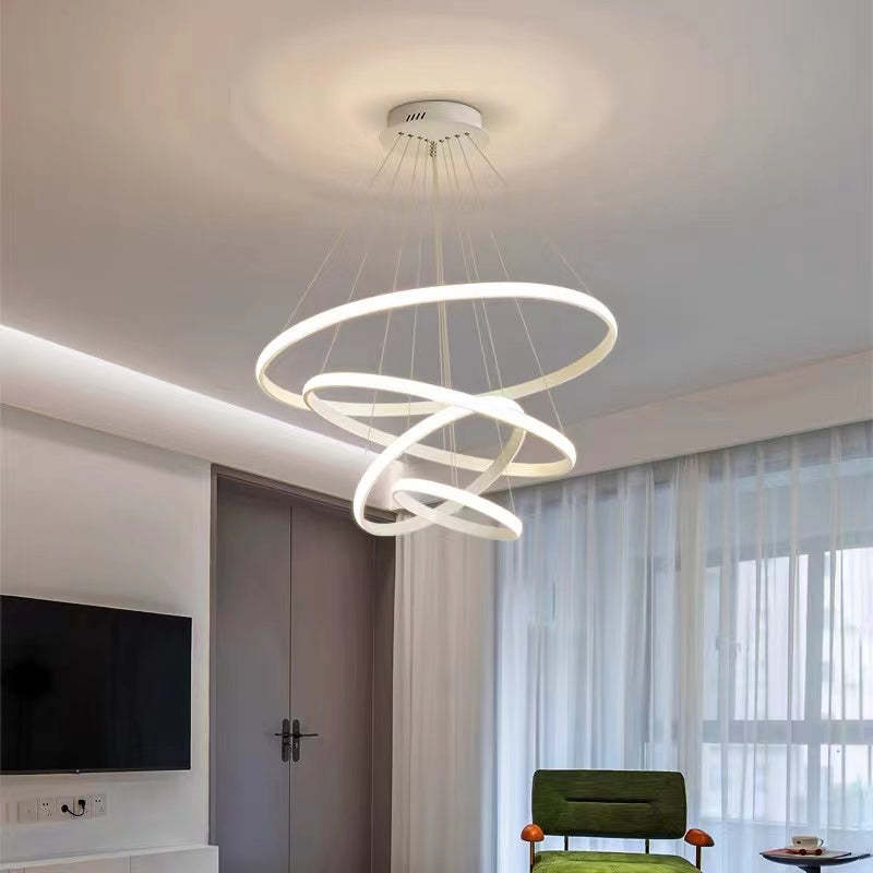 Zin Modern Ring Pendant Light, 2/3/4 Rings - Lamp Outdoor
