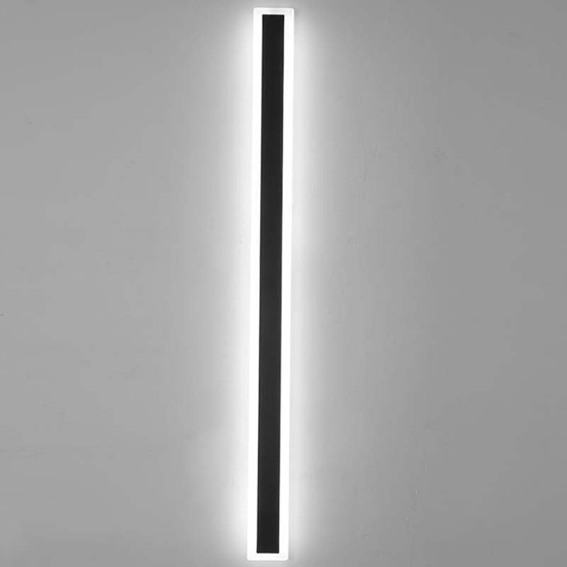Arisha Radiation Linear Metal Acrylic Outdoor Wall Lamp Garden Corridor - Lamp Outdoor