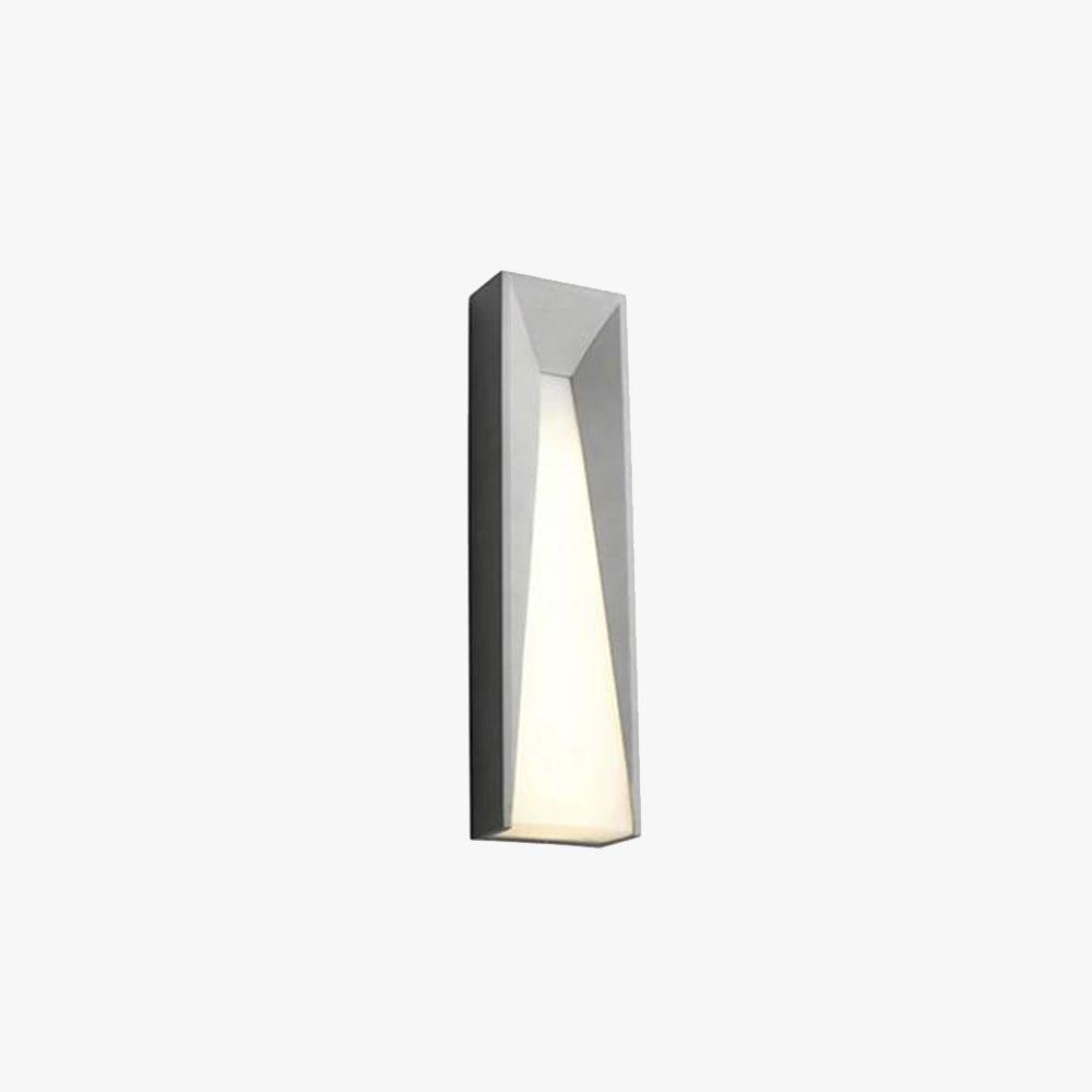 Ray Modern Rectangular Metal Outdoor Wall Lamp - Lamp Outdoor