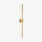 Fauro Modern Linear Metal&Silica Gel Wall Mount Lamps, Gold - Lamp Outdoor