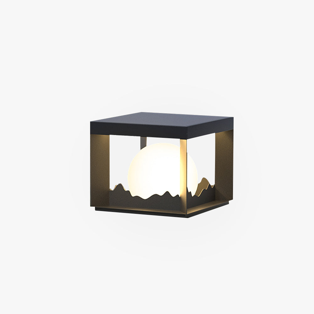 Ray Modern Mountain Metal Outdoor Lamp, Warm Light - Lamp Outdoor