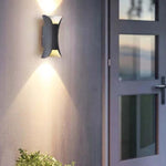 Noxel Curved Outdoor Wall Mounted Led Lamp - Lamp Outdoor