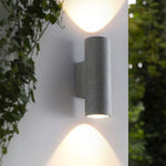 Ray Minimalist Cylindrical LED Outdoor Wall Lamp Cement Garden Corridor - Lamp Outdoor
