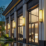 Vintage Waterproof Stainless Steel Brown Wall Lamp Exterior Lights - Lamp Outdoor