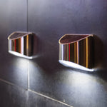 Stainless Steel Minimalist Waterproof Silver Modern Solar Wall Lamp - Lamp Outdoor