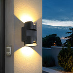 Waterproof Up and Down Light LED Black Modern Wall Washer Light Wall Lamp - Lamp Outdoor