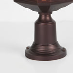 Retro Aluminum Waterproof Rose Gold American Style Outdoor Pillar Lamp - Lamp Outdoor
