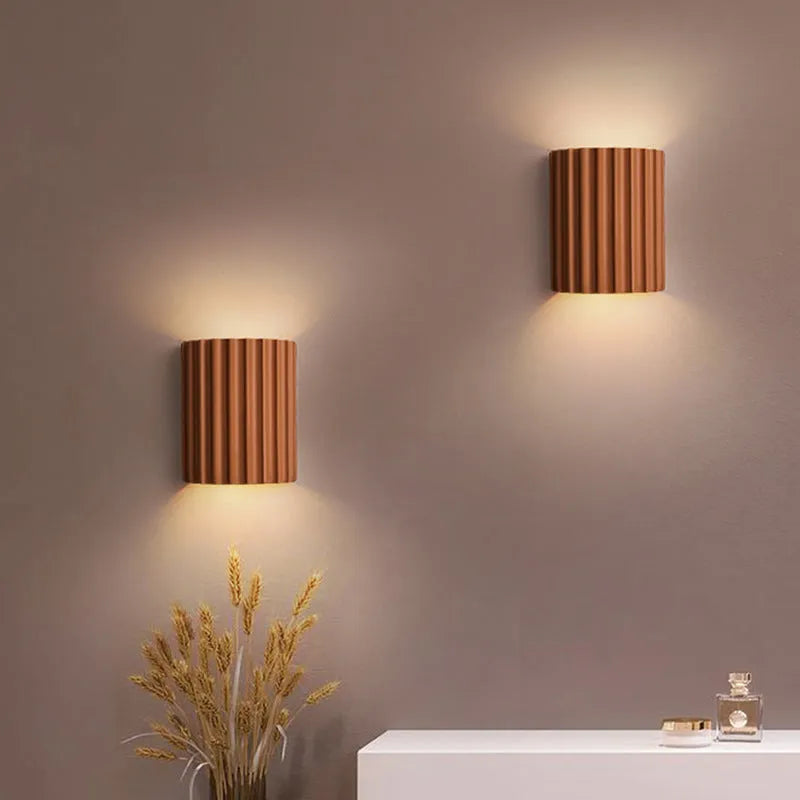 Cora Semi-cylindrical Resin Wall Lamp - Lamp Outdoor