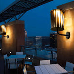 Creative Twisted Waterproof LED Modern Outdoor Wall Lamp Plug in Wall Lights - Lamp Outdoor