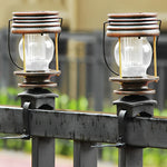 Retro Portable Waterproof Intelligent Led Solar Powered Outdoor Lights - Lamp Outdoor