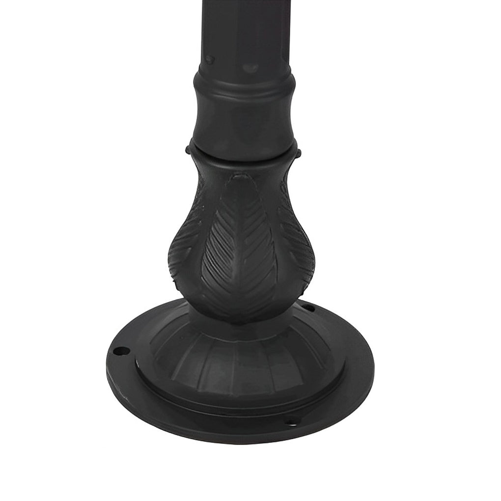 Outdoor European Style Aluminum Glass Post Lamp - Lamp Outdoor