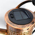 Iron Kettle Shower LED Solar Garden Light Unique and Efficient Outdoor Illumination - Lamp Outdoor