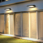 Curved Outdoor Waterproof LED Black Modern Minimalist Wall Lamp Exterior Lighting - Lamp Outdoor