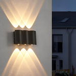 Creative Wave Up and Down Light LED Waterproof Modern Wall Washer Light - Lamp Outdoor