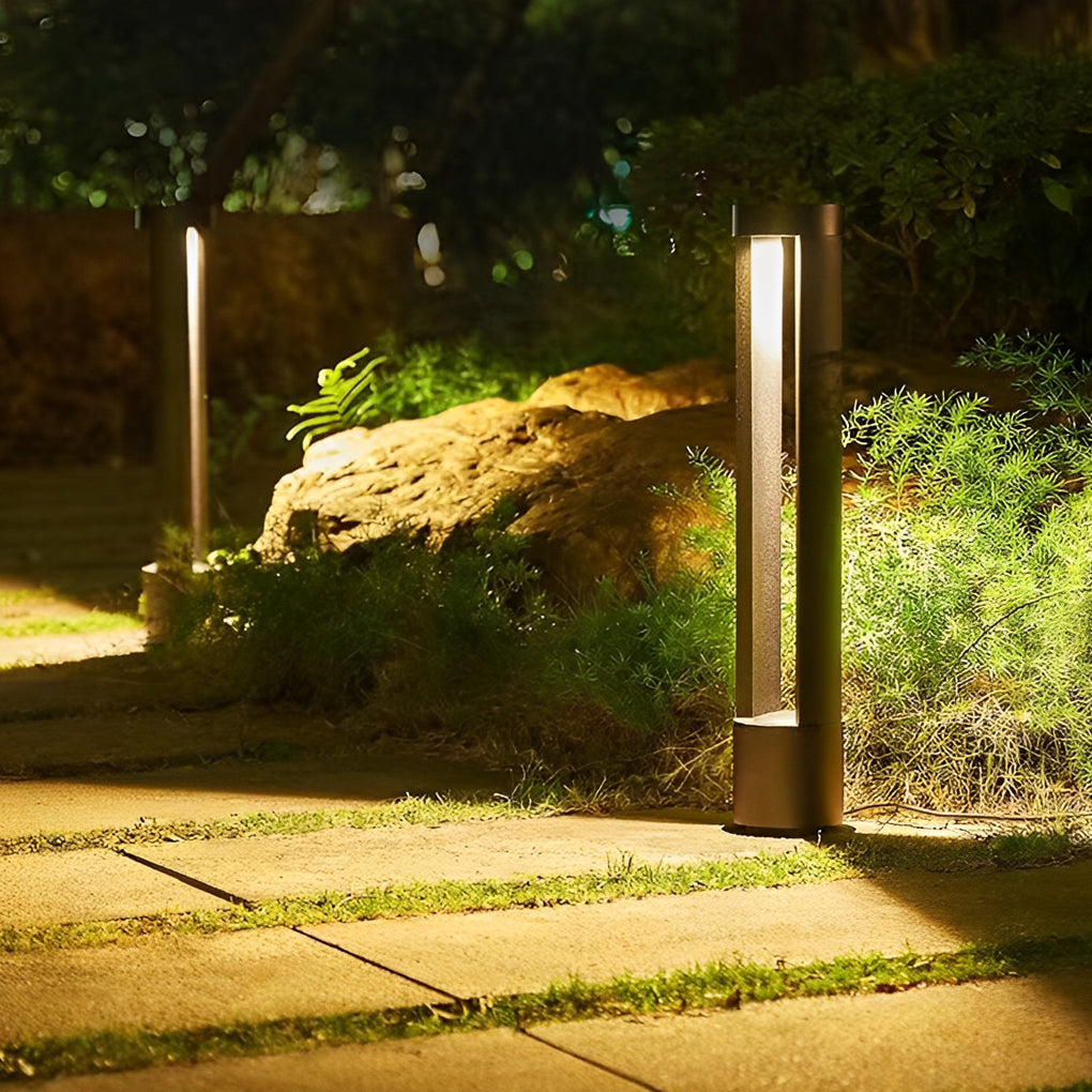 IP65 Waterproof Contemporary Cylinder LED Pathway Lights - Lamp Outdoor