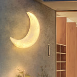 Creative Resin Moon Waterproof LED Modern Outdoor Wall Sconce Lighting - Lamp Outdoor