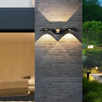 Outdoor Seagull Creative Wavy Wall Mounted Up Down LED Lighting - Lamp Outdoor